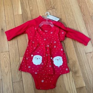 Baby Girl Christmas Matching Two Piece Set Size 3 Months